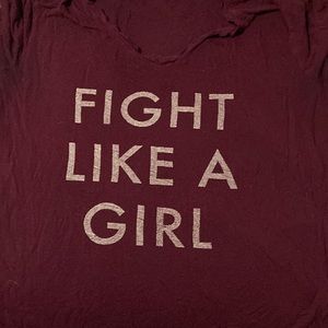 “Fight Like A Girl” shirt